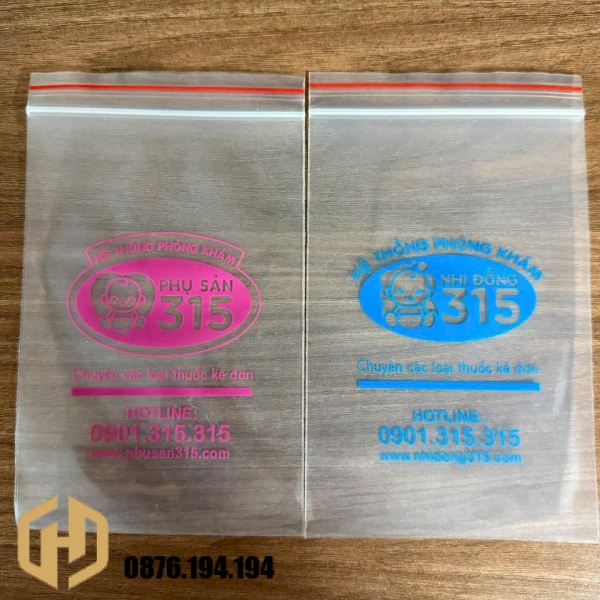 TÚI ZIP IN CÁC LOẠI – IN THƯƠNG HIỆU THEO YÊU CẦU